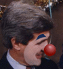 John Kerry as clown